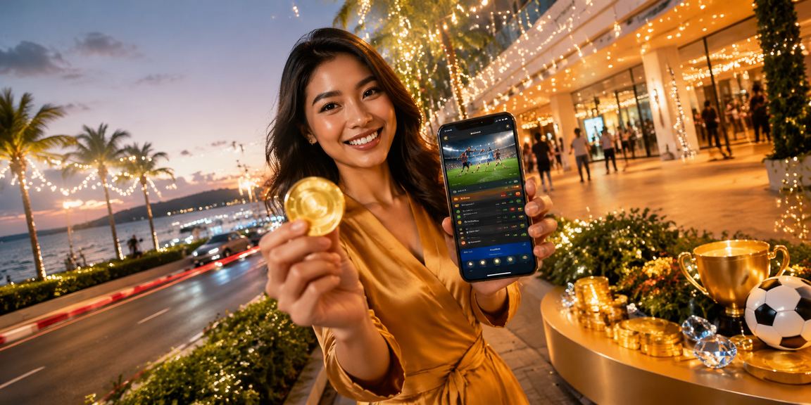 Pengguna di Kuantan menggunakan aplikasi kasino p6000 di telefon Android