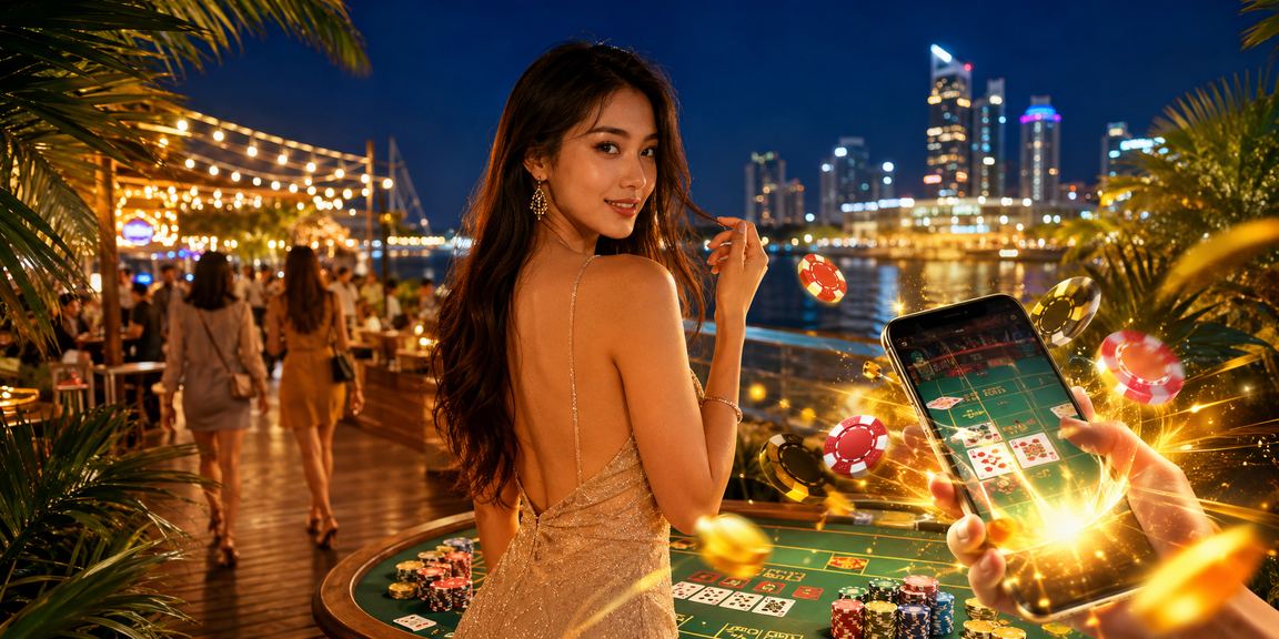 Pengguna di Petaling Jaya menikmati permainan baccarat di platform p6000 selepas mendaftar akaun